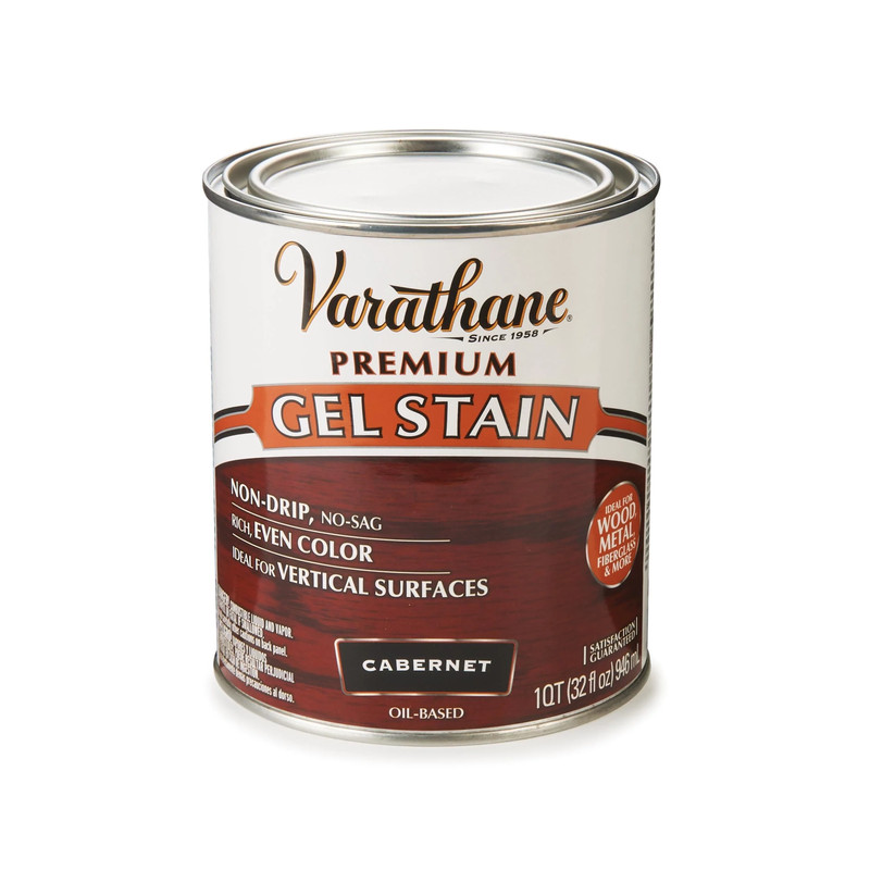 Premium Gel Stain - Oil Based - Color:Cabernet - Size:1 Quart